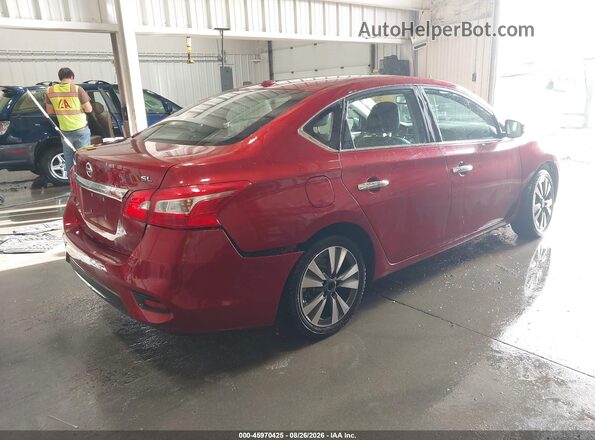 3N1AB7AP2JY318215 2018 NISSAN SENTRA Red Tył prawy