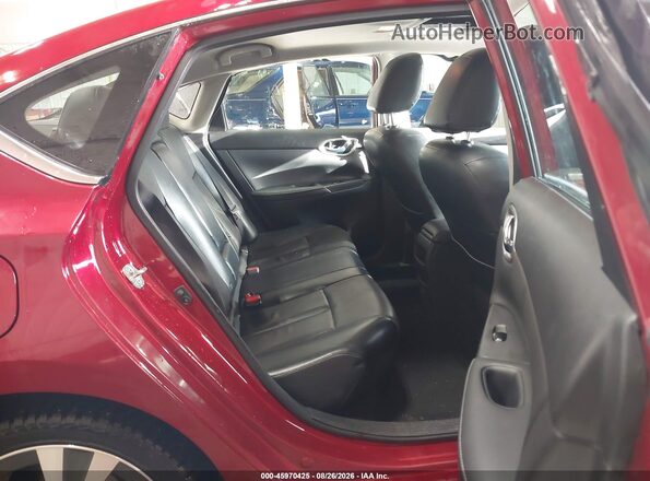 3N1AB7AP2JY318215 2018 NISSAN SENTRA Red Widok naklejki z numerem VIN