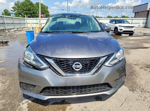 3N1AB7AP2JY329960 2018 NISSAN SENTRA Gray Դիմացի տեսք