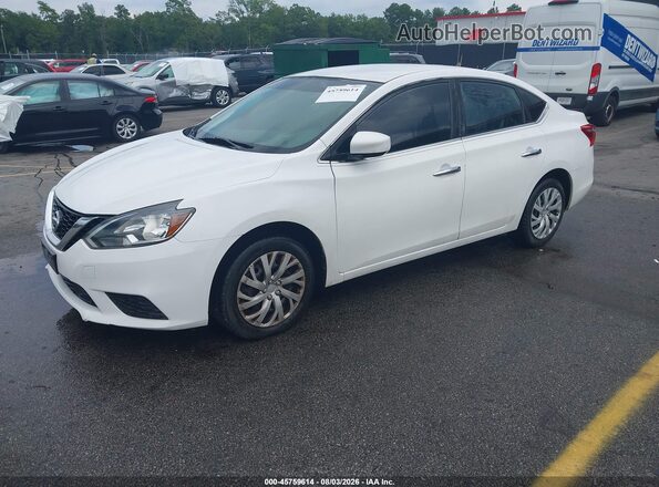 3N1AB7AP2JY330669 2018 NISSAN SENTRA White Vista tres cuartos delantera izquierda