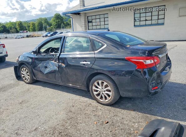 3N1AB7AP2KL604452 2019 NISSAN SENTRA Black Trasero derecho