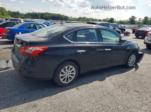 3N1AB7AP2KL604452 2019 NISSAN SENTRA Black Delantero derecho