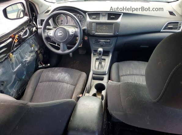3N1AB7AP2KL604452 2019 NISSAN SENTRA Black Vista interior de 360 grados