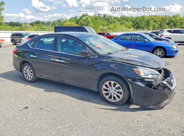 3N1AB7AP2KL604452 2019 NISSAN SENTRA Black Vista interior delantera