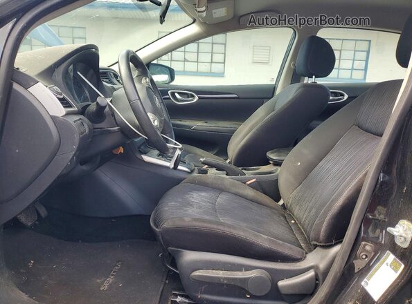 3N1AB7AP2KL604452 2019 NISSAN SENTRA Black Vista del compartimento del motor