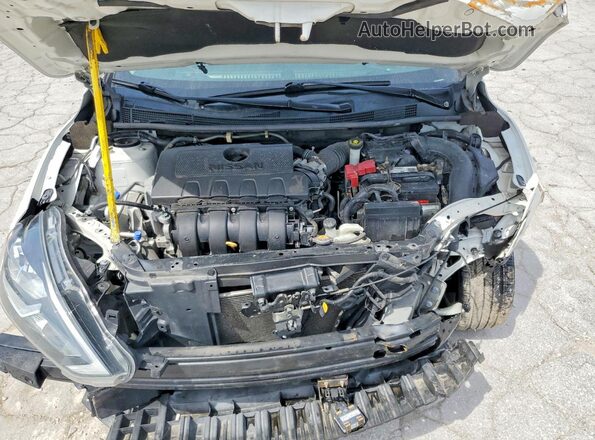 3N1AB7AP2KL607657 2019 NISSAN SENTRA Белый Вид задней части салона
