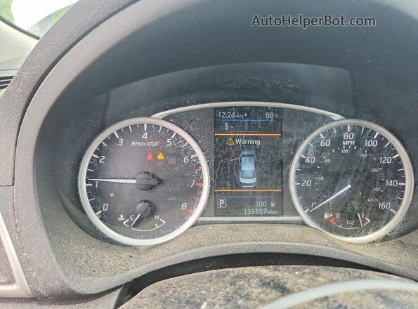 3N1AB7AP2KL608615 2019 NISSAN SENTRA White Սարքավորումների վահանակի տեսք