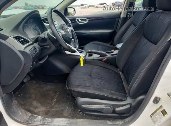 3N1AB7AP2KL608615 2019 NISSAN SENTRA White Սալոնի դիմացի տեսք