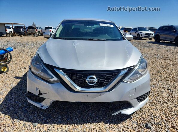3N1AB7AP2KY202093 2019 NISSAN SENTRA Silver Vista frontal