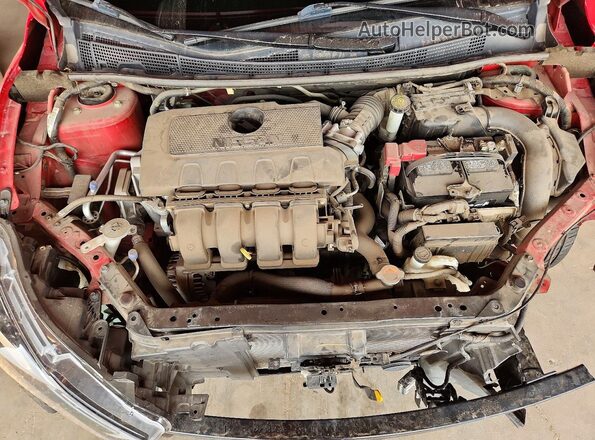 3N1AB7AP2KY203406 2019 NISSAN SENTRA Red Rear interior view