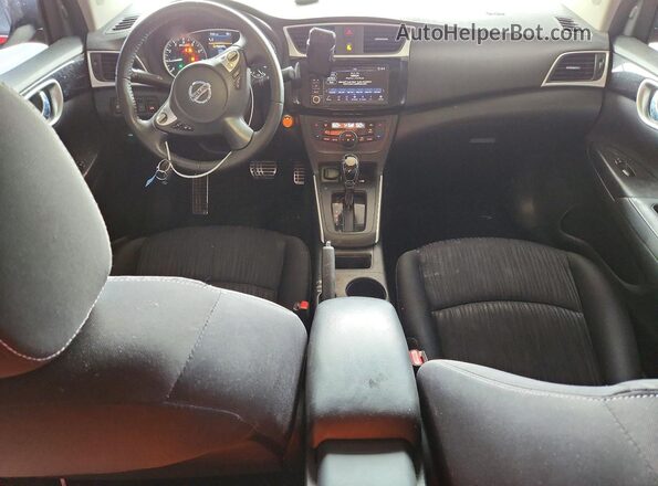 3N1AB7AP2KY203406 2019 NISSAN SENTRA Red Dashboard view
