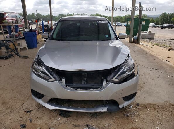 3N1AB7AP2KY209688 2019 NISSAN SENTRA Silver Vista frontal