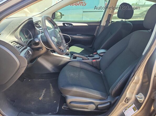 3N1AB7AP2KY221324 2019 NISSAN SENTRA Gray Widok wnętrza z przodu