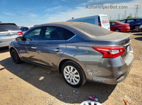 3N1AB7AP2KY221324 2019 NISSAN SENTRA Gray Tył lewy