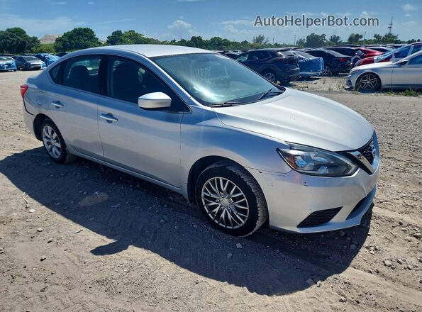 3N1AB7AP2KY222618 2019 NISSAN SENTRA Gray Передня права чверть