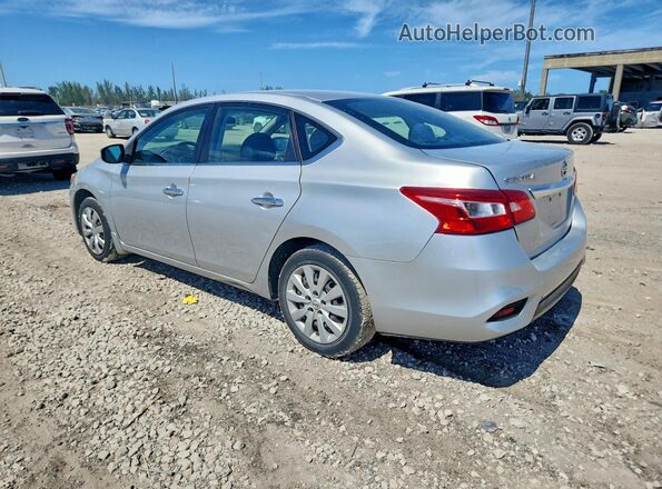 3N1AB7AP2KY222618 2019 NISSAN SENTRA Gray Задня ліва чверть
