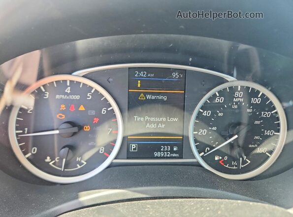 3N1AB7AP2KY222618 2019 NISSAN SENTRA Gray Вид щитка приладів