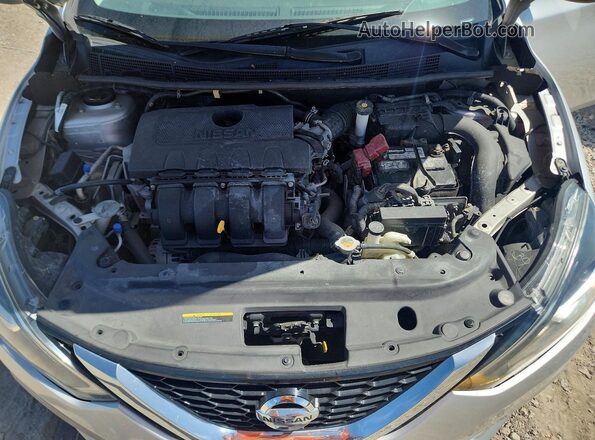 3N1AB7AP2KY222618 2019 NISSAN SENTRA Gray Вид задньої частини салону