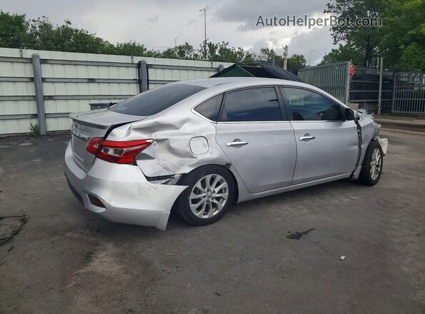 3N1AB7AP2KY245476 2019 NISSAN SENTRA Silver Հետևի աջ