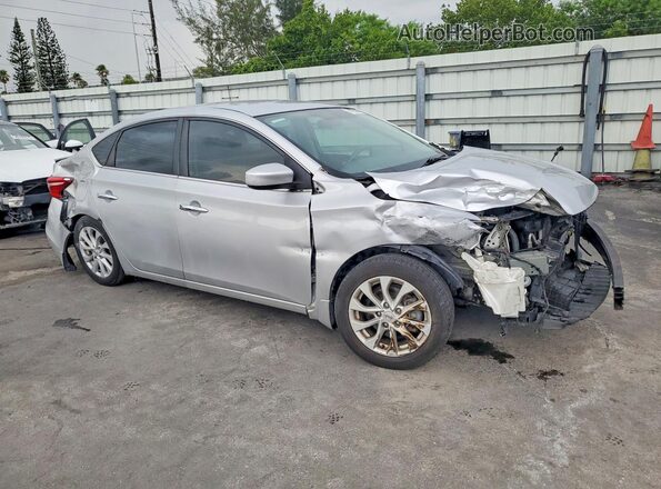 3N1AB7AP2KY245476 2019 NISSAN SENTRA Silver Առջևի աջ