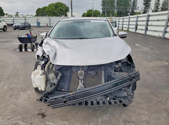 3N1AB7AP2KY245476 2019 NISSAN SENTRA Silver Դիմացի տեսք