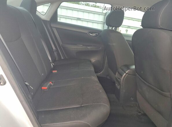 3N1AB7AP2KY245476 2019 NISSAN SENTRA Silver Հետևի նստատեղերի տեսք