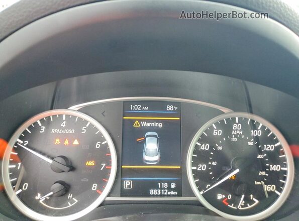 3N1AB7AP2KY245476 2019 NISSAN SENTRA Silver Սարքավորումների վահանակի տեսք