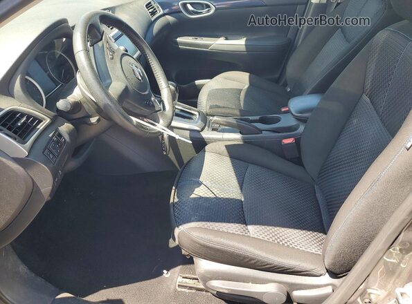 3N1AB7AP2KY258549 2019 NISSAN SENTRA Gray Widok wnętrza z przodu