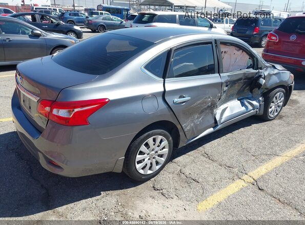 3N1AB7AP2KY259281 2019 NISSAN SENTRA Gray უკანა მარჯვენა