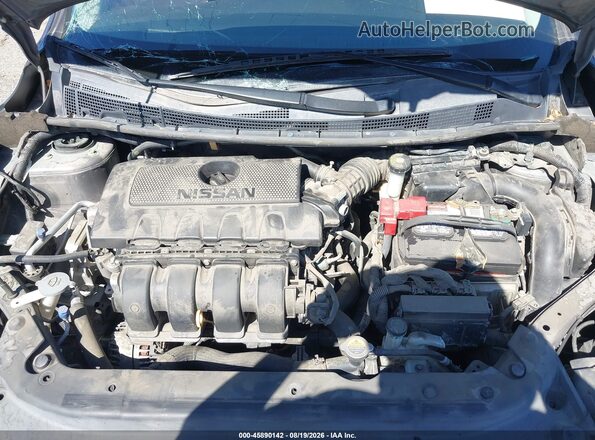 3N1AB7AP2KY259281 2019 NISSAN SENTRA Gray უკანა ხედი