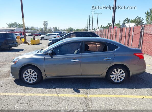 3N1AB7AP2KY259281 2019 NISSAN SENTRA Gray სალონის 360-გრადუსიანი ხედი