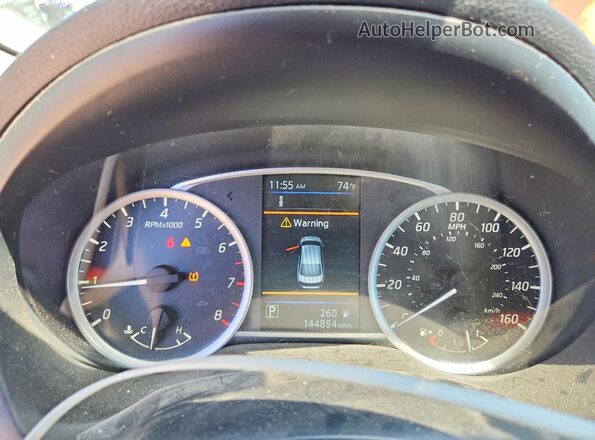 3N1AB7AP2KY259958 2019 NISSAN SENTRA Blue ხელსაწყოთა პანელის ხედი