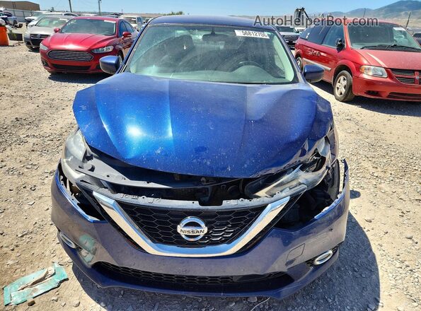 3N1AB7AP2KY259958 2019 NISSAN SENTRA Blue წინა ხედი