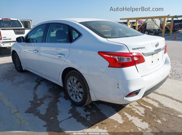 3N1AB7AP2KY276226 2019 NISSAN SENTRA Белый Задняя левая четверть