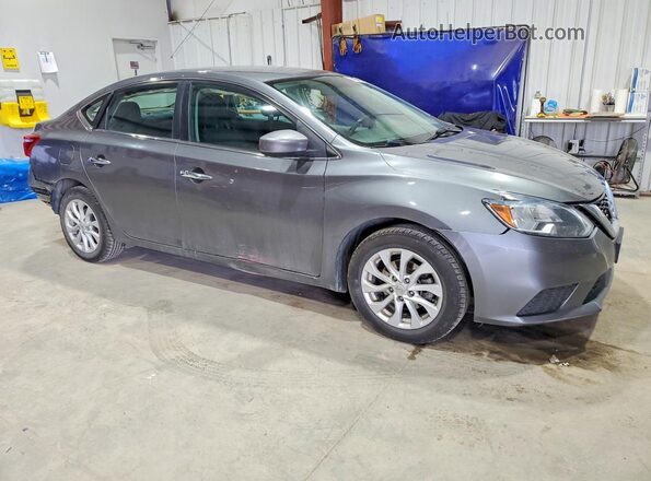 3N1AB7AP2KY279403 2019 NISSAN SENTRA Gray Առջևի աջ