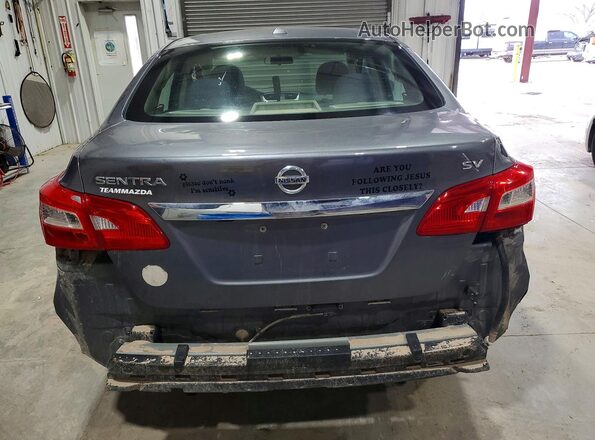3N1AB7AP2KY279403 2019 NISSAN SENTRA Gray Հետևի տեսք