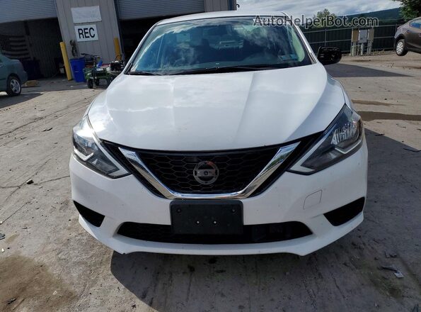 3N1AB7AP2KY306146 2019 NISSAN SENTRA Белый Вид спереди