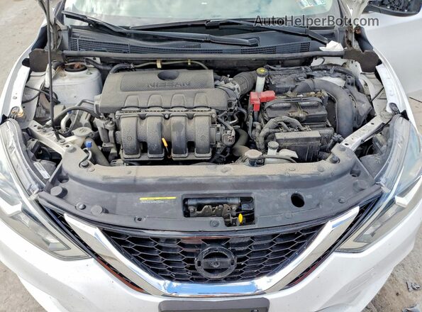 3N1AB7AP2KY306146 2019 NISSAN SENTRA Белый Вид задней части салона