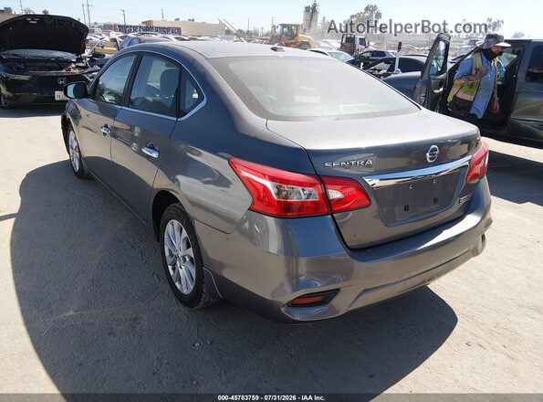 3N1AB7AP2KY322850 2019 NISSAN SENTRA Gray Հետևի ձախ