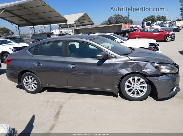 3N1AB7AP2KY322850 2019 NISSAN SENTRA Gray Սալոնի հետևի տեսք
