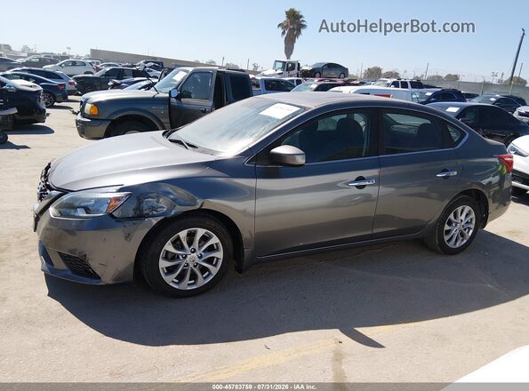 3N1AB7AP2KY322850 2019 NISSAN SENTRA Gray Սալոնի 360 աստիճան տեսք