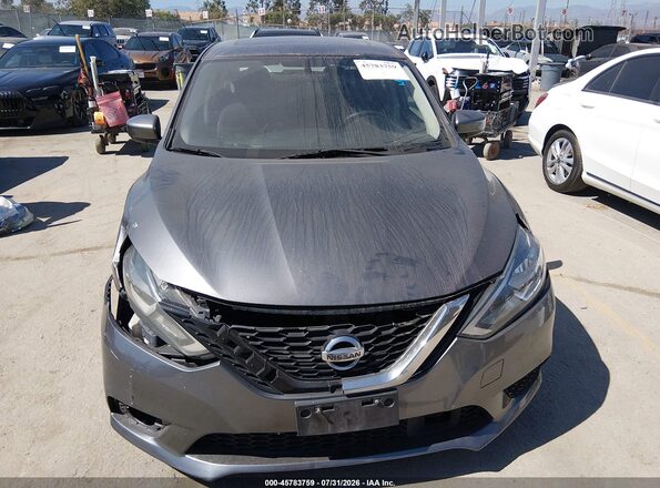 3N1AB7AP2KY322850 2019 NISSAN SENTRA Gray Սարքավորումների վահանակի տեսք