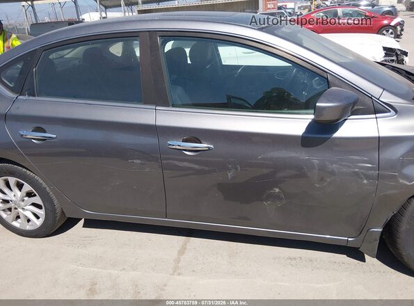 3N1AB7AP2KY322850 2019 NISSAN SENTRA Gray 