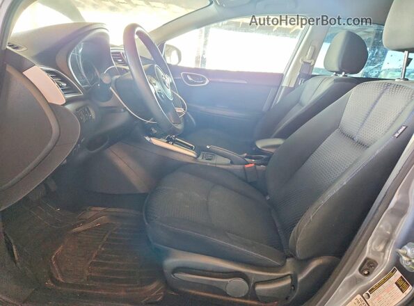 3N1AB7AP2KY325067 2019 NISSAN SENTRA Gray Widok wnętrza z przodu