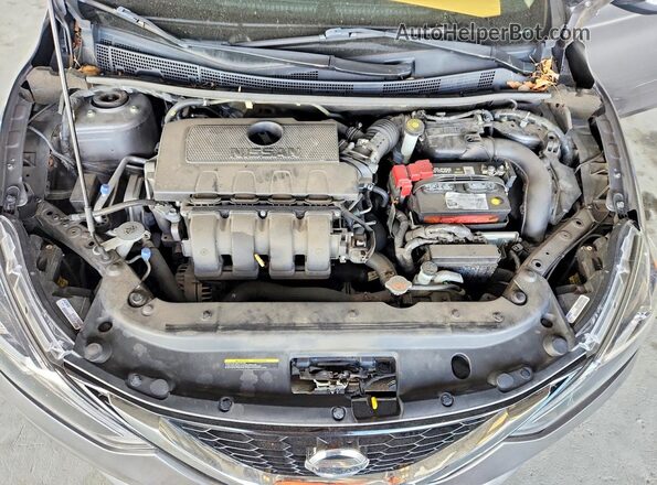 3N1AB7AP2KY325067 2019 NISSAN SENTRA Gray Widok wnętrza z tyłu