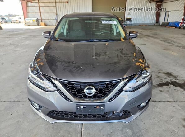 3N1AB7AP2KY325067 2019 NISSAN SENTRA Gray Widok z przodu