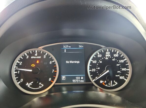3N1AB7AP2KY325067 2019 NISSAN SENTRA Gray Widok zestawu wskaźników