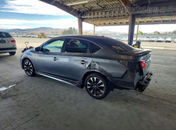 3N1AB7AP2KY325067 2019 NISSAN SENTRA Gray Tył lewy