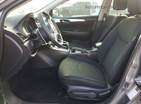 3N1AB7AP2KY327143 2019 NISSAN SENTRA Gray Вид салону спереду
