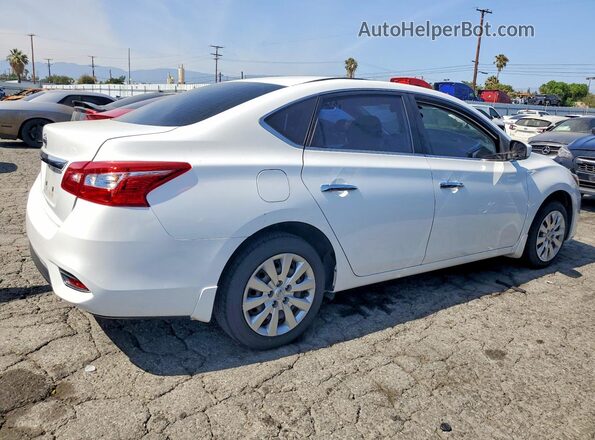 3N1AB7AP2KY331029 2019 NISSAN SENTRA White Задня права чверть